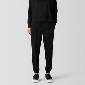 NWOT Eileen Fisher Brown Cotton Blend Jogger Pants- Size L